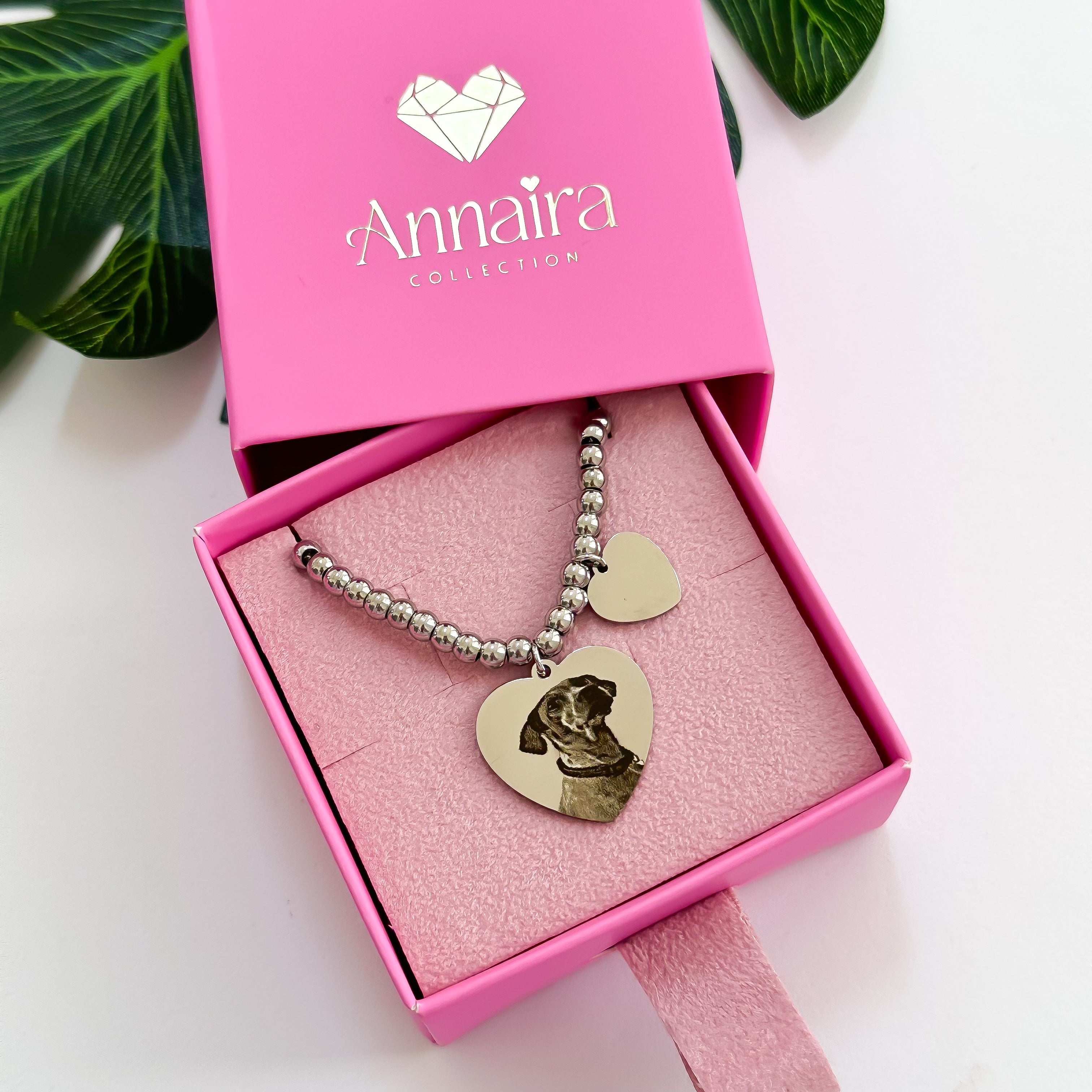 Bracciale Nodini Donna Con Cuore 1 Incisione Personalizzata - Foto 7