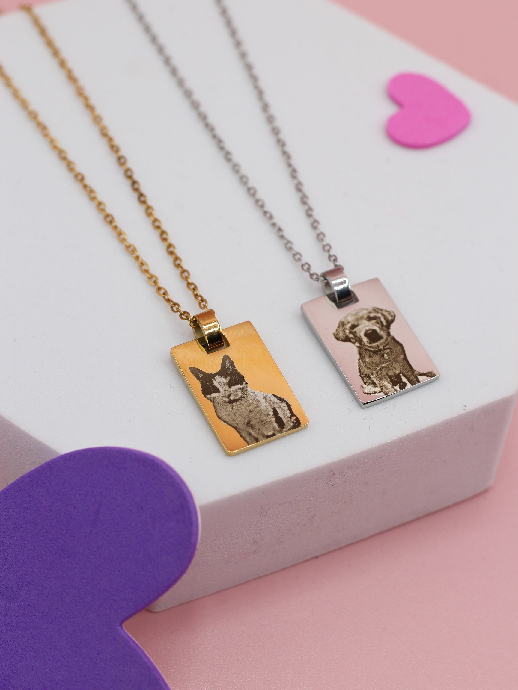 Accessori Personalizzati Per Collare Con Targhetta Identificativa Per Cani E Gatti Per Animali Domestici Collana Con Ciondoli A Catena Con Incisione Personalizzata Per Prodotti Con Nome Di Targ - Foto 10