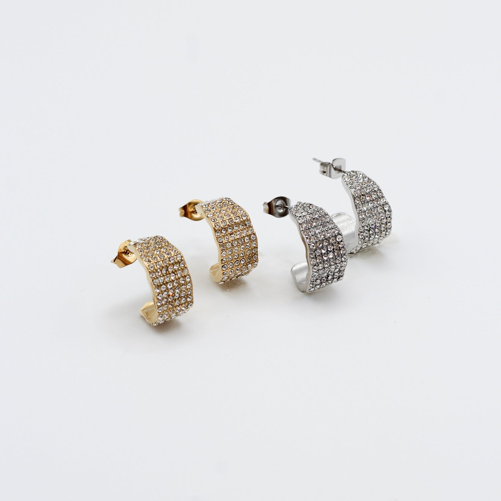 Orecchini A Goccia Oro 18K Dupes: Cerchio Spesso E Leggero, Ipoallergenici, Per Donna E Ragazza