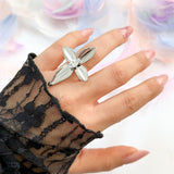 Anello Vintage Cross Silver