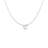 Collana Lettera Zircò Silver (diverse lettere disponibili)