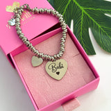 Bracciale Nodino Cuore Personalizzabile con Foto