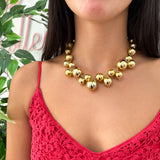 Collana Multi Bubble Gold