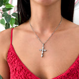 Collana Cross Queen Silver